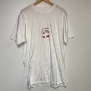 Vintage Alice Cooper Shirt Shock Rock Music Band Tee 90s